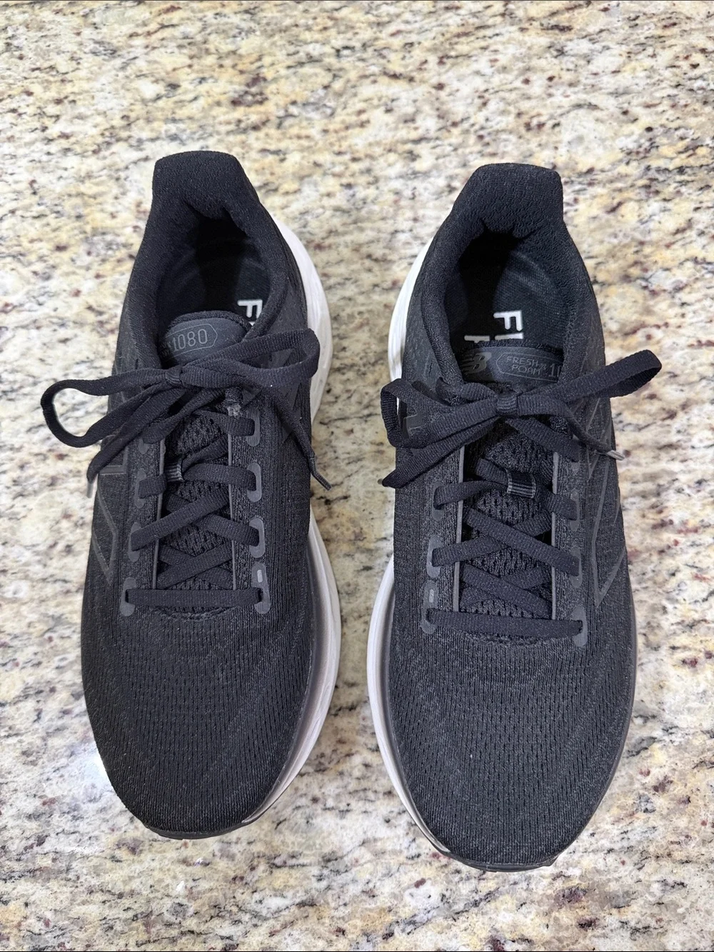 New Balance Fresh Foam X 1080 v13 Womens 7.5 Black Running Walking Shoes Comfort